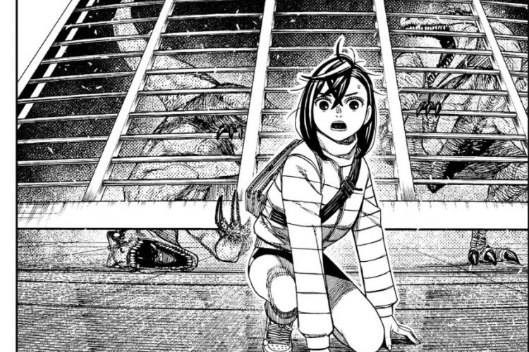 Spoiler & Ler o Manga DANDADAN Capítulo 238 PT BR, Momo levou um golpe de um monstro!