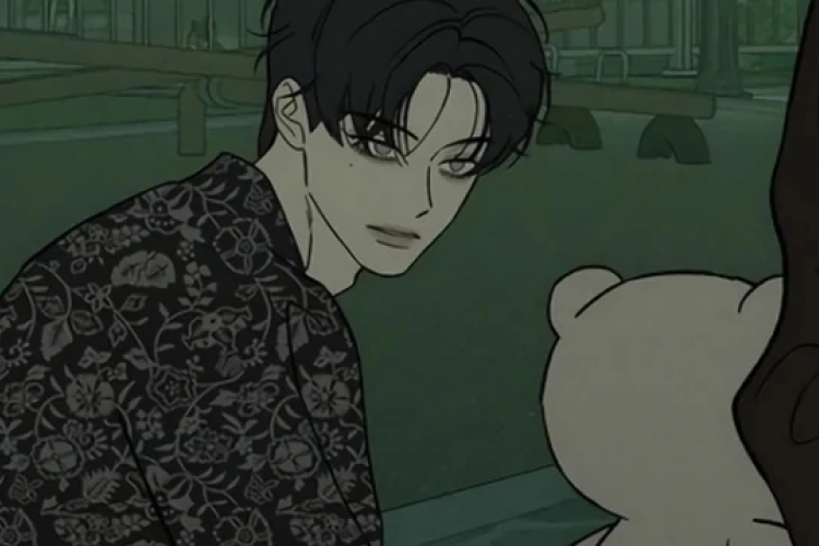 Link para ler do Manhwa Lágrimas Sobre Flores Murchas (Tears on a Withered Flower) de Capítulo 77 Scan PT BR, Um homem que é muito greenflag