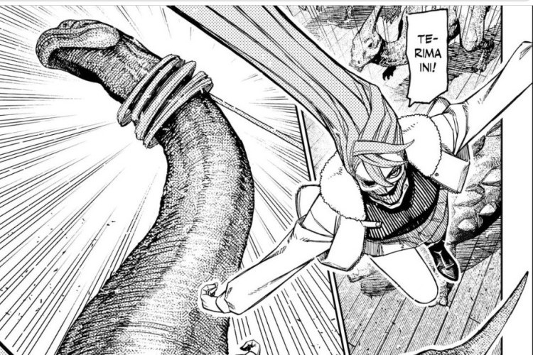 O surgimento do Evil Eye! Manga DANDADAN Capítulo 241 PT BR, Aira salva Okarun