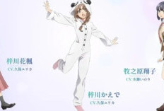 Seishun Buta Yarou: Ilustrações de Kaede, Kafu e Shoko Reveladas para Novo Anime em Outubro!
